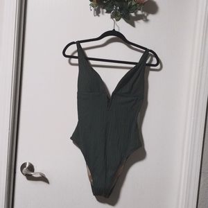 Green shade and shore swimsuit